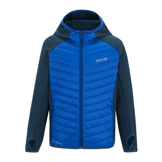 Night Sky-Olympian Blue - Front - Regatta Childrens-Kids Andreson Hybrid Jacket
