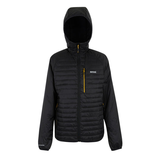 Black - Front - Regatta Mens Rowak Padded Jacket