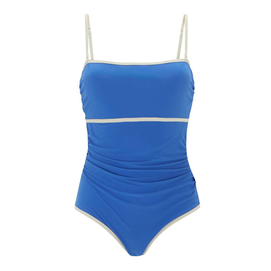 Sonic Blue - Front - Regatta Womens-Ladies Bandeau One Piece Swimsuit