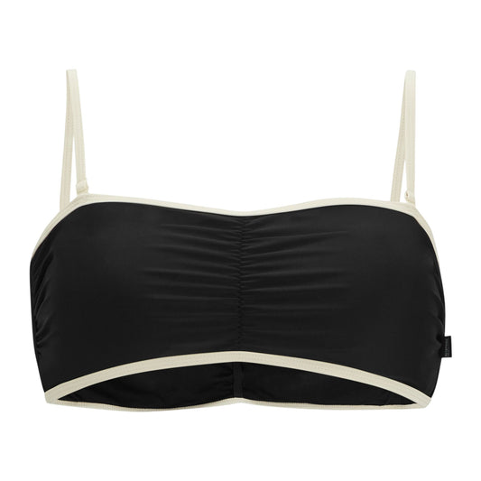 Black - Front - Regatta Womens-Ladies Kyra Bandeau Bikini Top