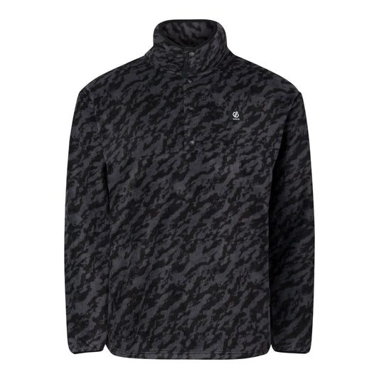 Black - Front - Dare 2B Mens Marble Quarter Zip Fleece Top