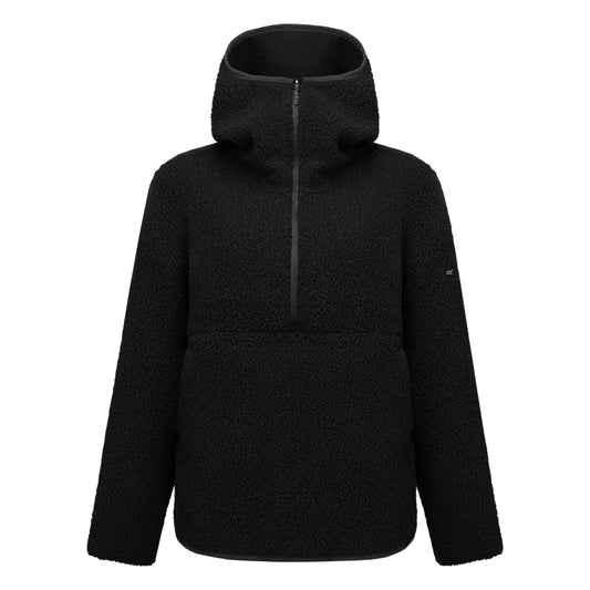 Black - Front - Regatta Womens-Ladies Elindra Water Repellent Half Zip Fleece