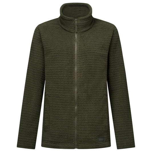 Dark Khaki - Front - Regatta Womens-Ladies Heidy Full Zip Fleece Jacket
