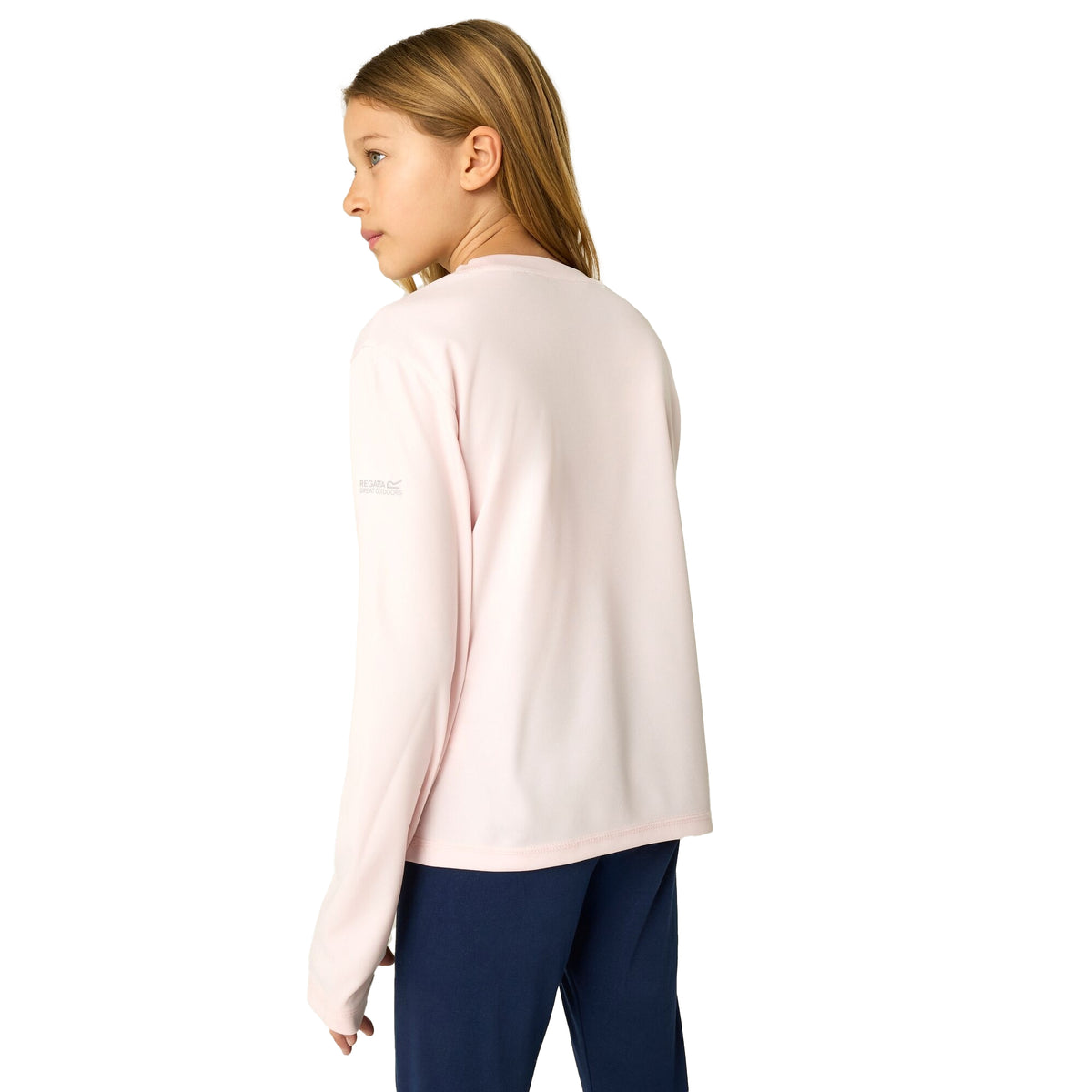 Pink Haze - Close up - Regatta Childrens-Kids Alvarado Scenery Long-Sleeved Winter T-Shirt