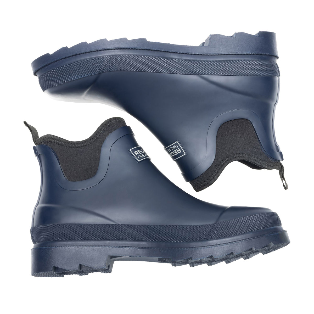 Navy Blue - Close up - Regatta Womens-Ladies Mid Cut Wellington Boots