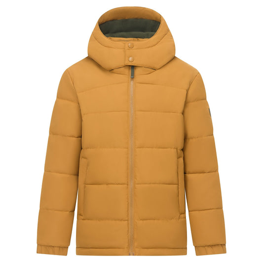 Wood Brown-Dark Khaki - Front - Regatta Childrens-Kids Rover Padded Jacket
