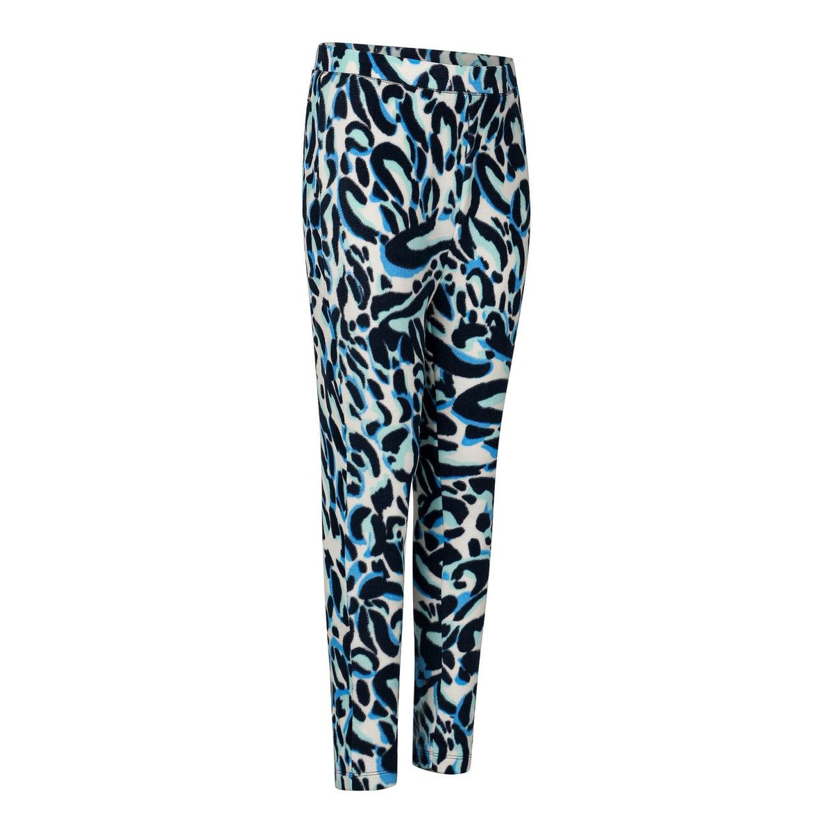 Blue-Black - Close up - Dare 2B Childrens-Kids Movement Animal Print Thermal Base Layer Set