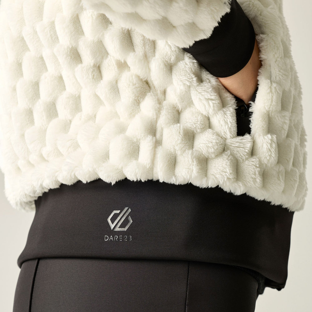 Egret - Close up - Dare 2B Womens-Ladies Glitz Padded Jacket