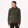 Dark Khaki - Back - Regatta Great Outdoors Mens Thompson Half Zip Fleece Top