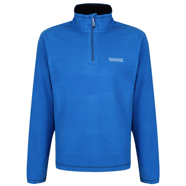 Oxford Blue - Front - Regatta Great Outdoors Mens Thompson Half Zip Fleece Top