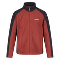 Sahara-Ash - Front - Regatta Great Outdoors Mens Hedman II Two Tone Full Zip Fleece Jacket
