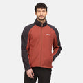 Sahara-Ash - Back - Regatta Great Outdoors Mens Hedman II Two Tone Full Zip Fleece Jacket