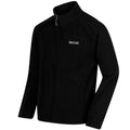 Black-Black - Pack Shot - Regatta Great Outdoors Mens Hedman II Two Tone Full Zip Fleece Jacket