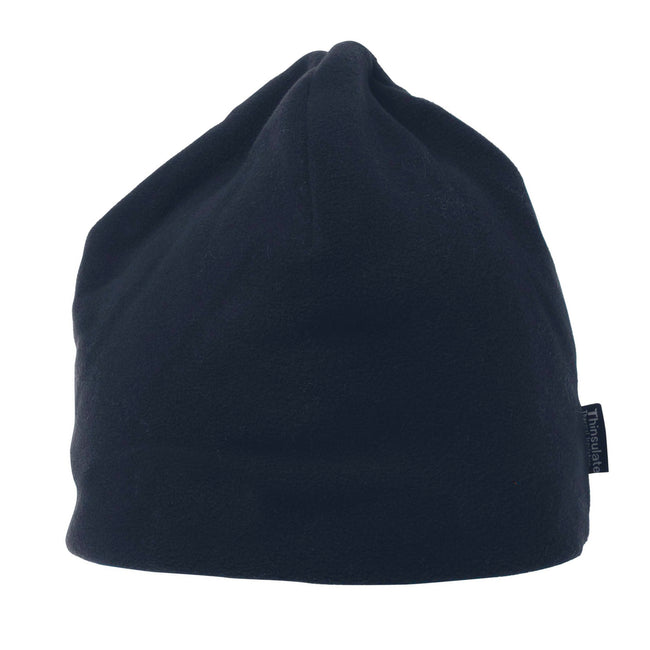 Navy - Back - Regatta Great Outdoors Mens Kingsdale Thermal Fleece Beanie Hat