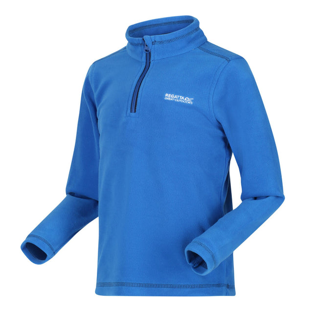 Oxford Blue-Navy - Lifestyle - Regatta Great Outdoors Childrens-Kids Hot Shot II Half Zip Fleece Top