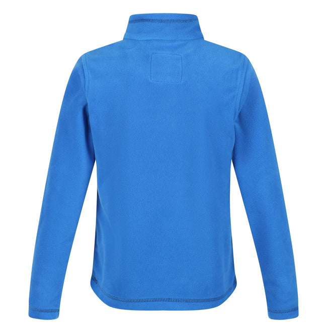 Oxford Blue-Navy - Close up - Regatta Great Outdoors Childrens-Kids Hot Shot II Half Zip Fleece Top