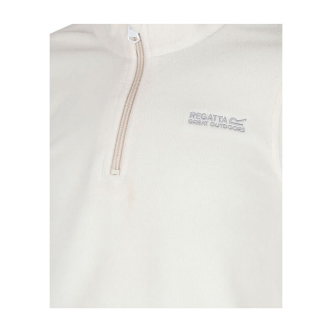 Polar White - Lifestyle - Regatta Great Outdoors Childrens-Kids Hot Shot II Half Zip Fleece Top