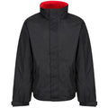 Black-Classic Red - Front - Regatta Dover Waterproof Windproof Jacket (Thermo-Guard Insulation)