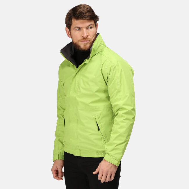 Key Lime-Seal Grey - Side - Regatta Professional Mens Waterproof Insulated Jacket
