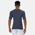 Denim Blue - Side - Regatta Professional Mens Thermal Short-Sleeved Base Layer Top
