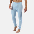 Blue - Side - Regatta Mens Thermal Underwear Long Johns