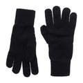 Black - Side - Regatta Unisex Knitted Winter Gloves