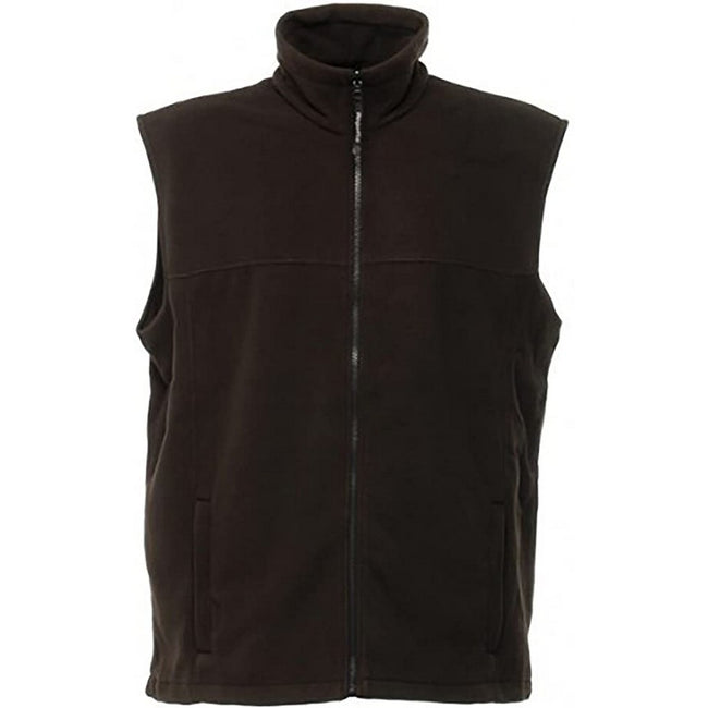 Black - Front - Regatta Professional Unisex Adult Fleece Full Zip Body Warmer