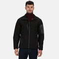 Black-Seal Grey - Side - Regatta Professional Mens 3 Layer Membrane Soft Shell Jacket
