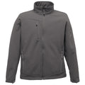 Seal Grey-Black - Front - Regatta Professional Mens 3 Layer Membrane Soft Shell Jacket