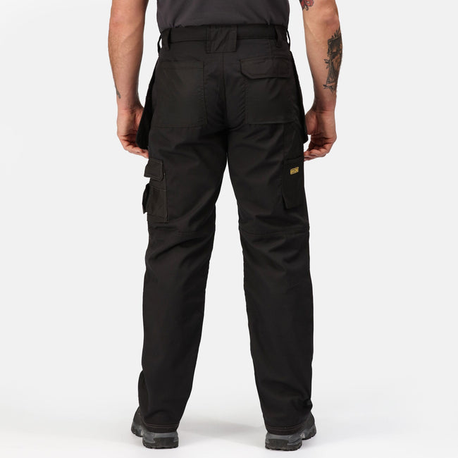 Black - Side - Regatta Professional Mens Work Trousers