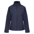 Navy -Navy - Front - Regatta Professional Ladies Uproar Softshell Wind Resistant Jacket