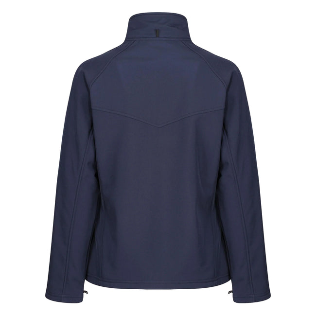 Navy -Navy - Back - Regatta Professional Ladies Uproar Softshell Wind Resistant Jacket