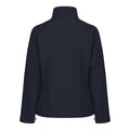 Navy - Back - Regatta Professional Ladies Uproar Softshell Wind Resistant Jacket