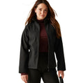 All Black - Side - Regatta Professional Ladies Uproar Softshell Wind Resistant Jacket
