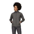 Seal Grey - Side - Regatta Professional Ladies Uproar Softshell Wind Resistant Jacket