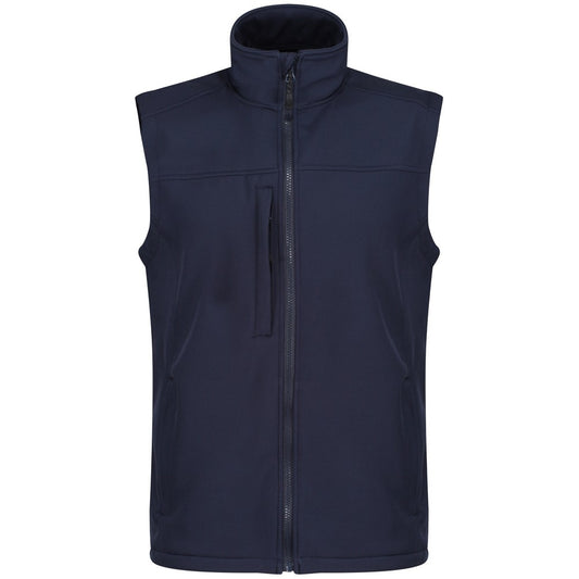 Navy -Navy - Front - Regatta Professional Mens Softshell Body Warmer