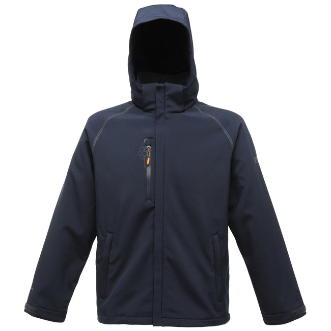 Navy - Front - Regatta Professional Mens Repeller X-Pro Softshell Jacket