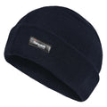 Navy - Side - Regatta Mens Thinsulate Thermal Winter Hat