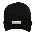 Black - Front - Regatta Mens Thinsulate Thermal Winter Hat