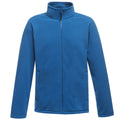 Oxford Blue - Front - Regatta Mens Plain Micro Fleece Full Zip Jacket (Layer Lite)