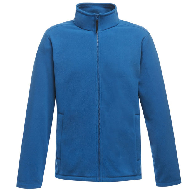Oxford Blue - Front - Regatta Professional Mens Plain Micro Fleece Full Zip Jacket (Layer Lite)