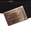 Black - Back - Regatta Mens Premium Workwear Belt With Stretch