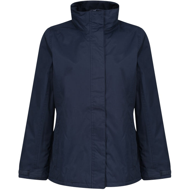 Navy - Front - Regatta Professional Womens-Ladies Beauford Insulated Waterproof Windproof Performance Jacket