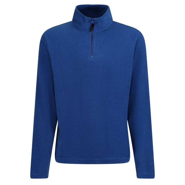 Royal Blue - Front - Regatta Professional Mens Micro Zip Neck Fleece Top