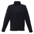 Black - Front - Regatta Professional Mens Micro Zip Neck Fleece Top