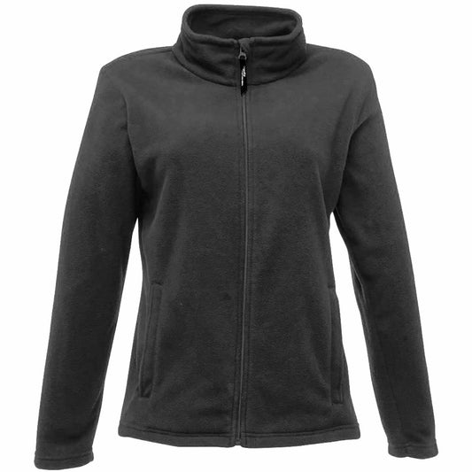 Black - Front - Regatta Professional Womens-Ladies Microfleece Full Zip Jacket