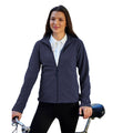 Dark Navy - Side - Regatta Professional Womens-Ladies Microfleece Full Zip Jacket
