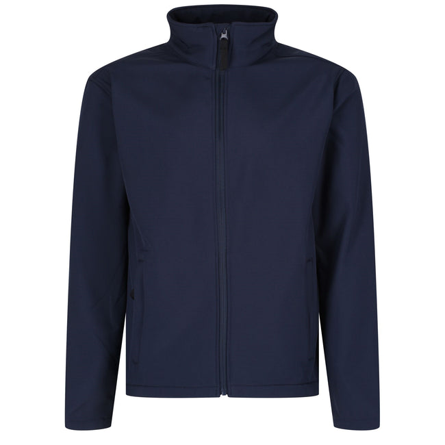 Navy - Front - Regatta Professional Reid Mens Softshell Wind Resistant Water Repellent Jacket