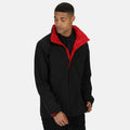 Black-Classic Red - Back - Regatta Mens Standout Ardmore Jacket (Waterproof & Windproof)