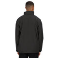 Black - Side - Regatta Mens Standout Ardmore Jacket (Waterproof & Windproof)